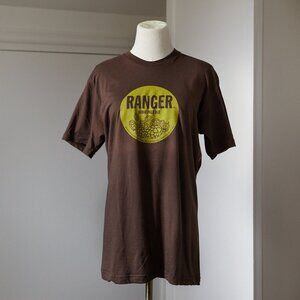 Ranger IPA New Belgium Brewing Company T-Shirt | Brown w/ Green Hops Design